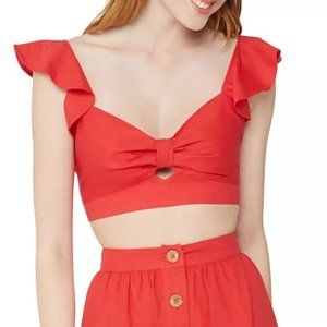 BCBGeneration Ruffled Bralette Top